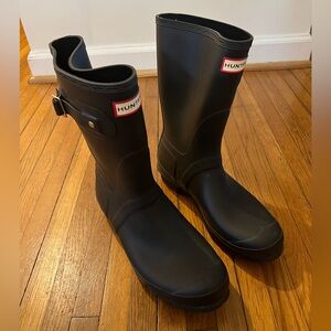 Hunter Classic Black Mid-calf Rain Boots